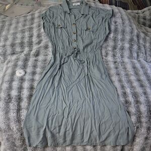 Lucky Brand Blue Midi Dress